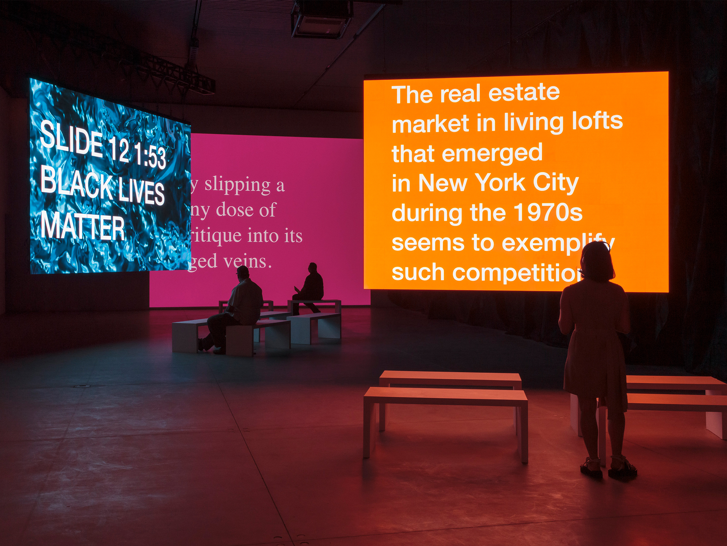 Tony Cokes: Words and Spaces